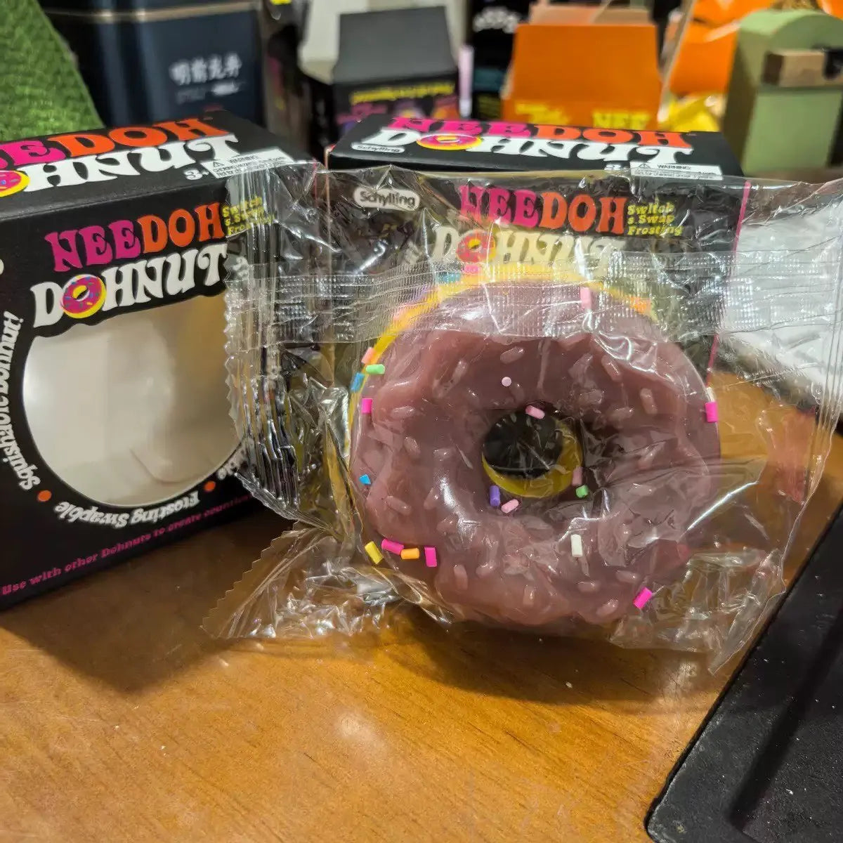 NeeDoh Jelly Donut Squeeze Toy In Multiple Colors!