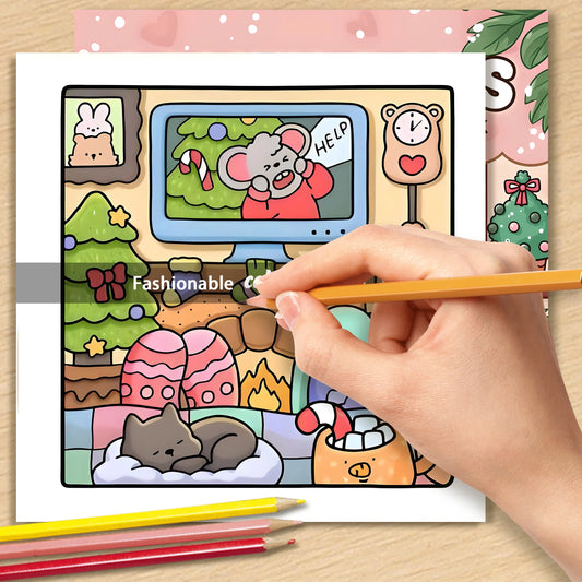 COMFY DAYS Bold-easy Patterns Coloring Book!