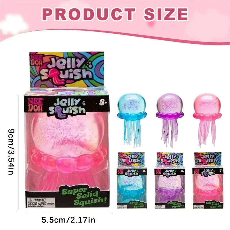 NeeDoh Jellyfish Squishy Blind Box Soft Squeeze Toy!