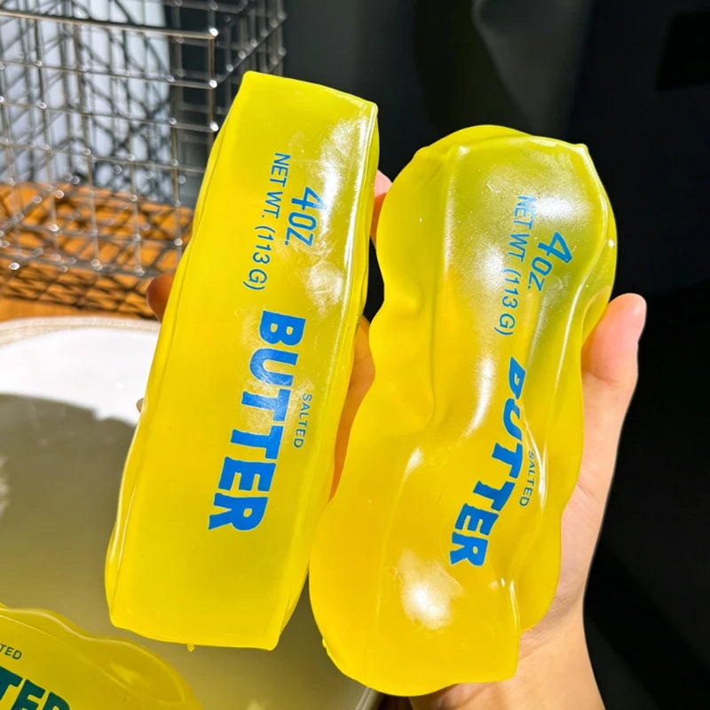 Squishy Slow Rising Butter Squeeze Toys in Multiple Colors!