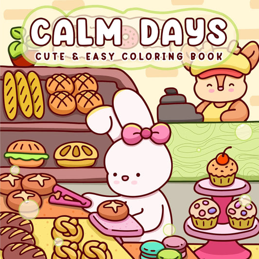 CALM DAYS: Bold-easy Patterns Coloring Books!