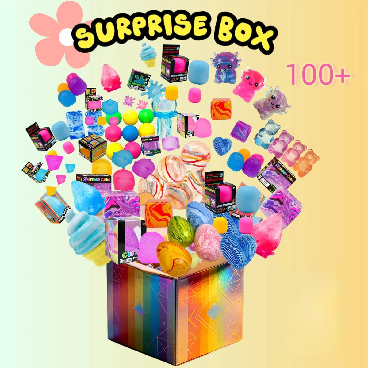 Blind Box Needoh Squishy Toys With Over 100 Different Styles!