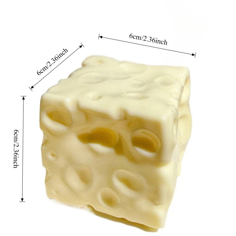 Taba Jumbo Squishy Cheese Cube Toys!
