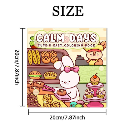 CALM DAYS: Bold-easy Patterns Coloring Books!