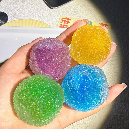Slushie Squeeze Ball Crunchy Crackling Toy!