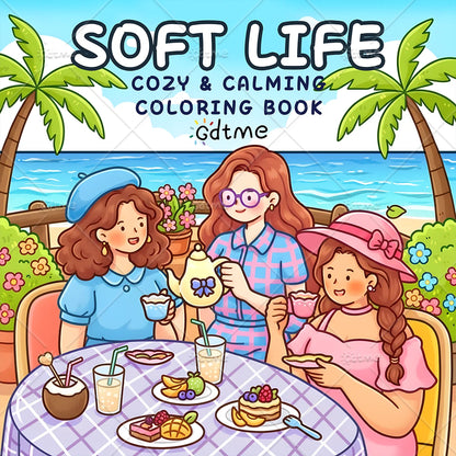 COZY HOME: Multiple Wonderful Kawaii Style Coloring Books Cute for Drawing!