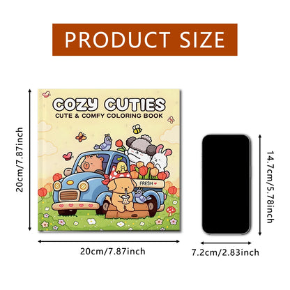 COZY CUTIES Cute & Comfy Coloring Book!