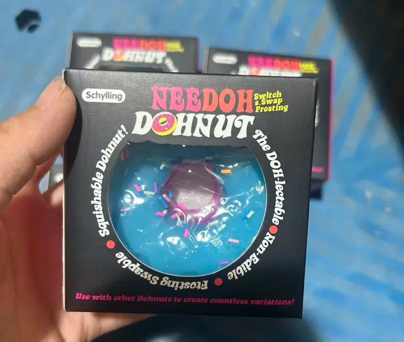 NeeDoh Jelly Donut Squeeze Toy In Multiple Colors!
