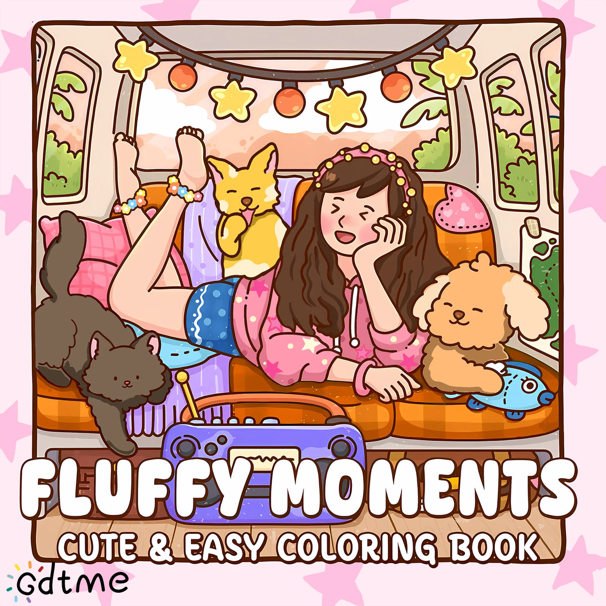 COZY HOME: Multiple Wonderful Kawaii Style Coloring Books Cute for Drawing!