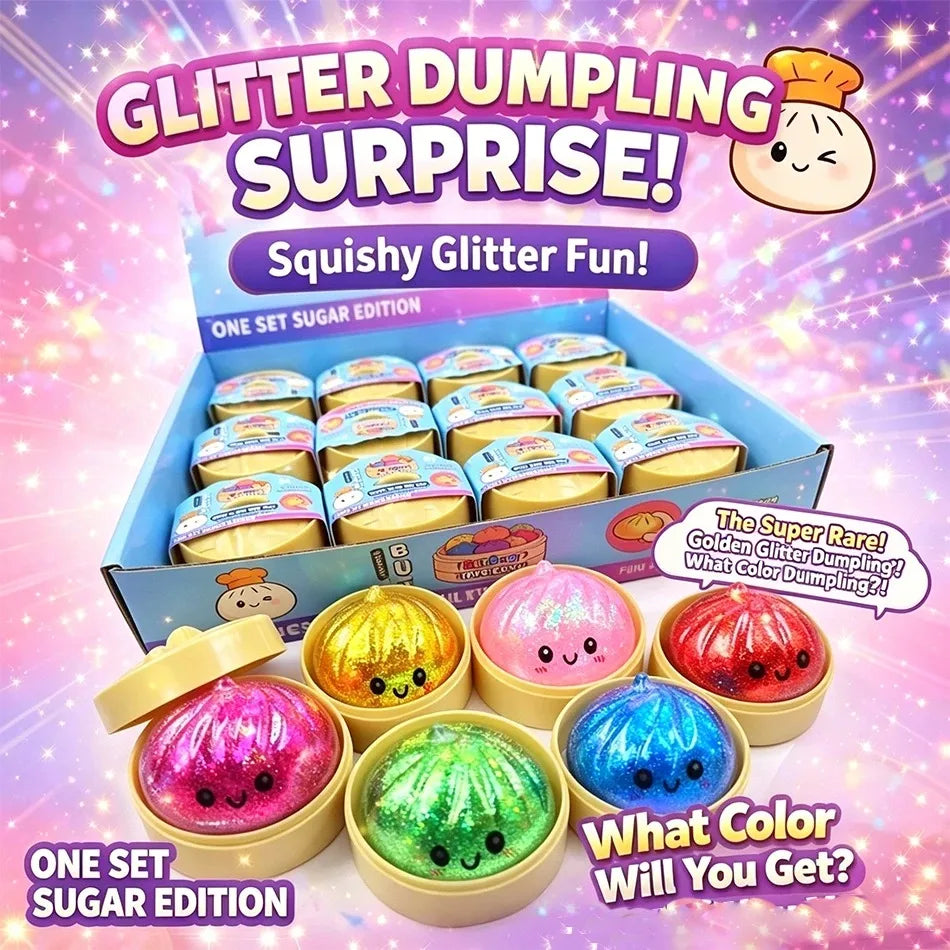 Glitter Dumpling in 6 colorful styles!