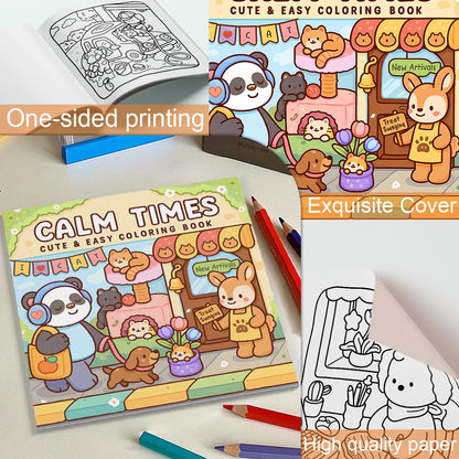COZY HOME: Multiple Wonderful Kawaii Style Coloring Books Cute for Drawing!