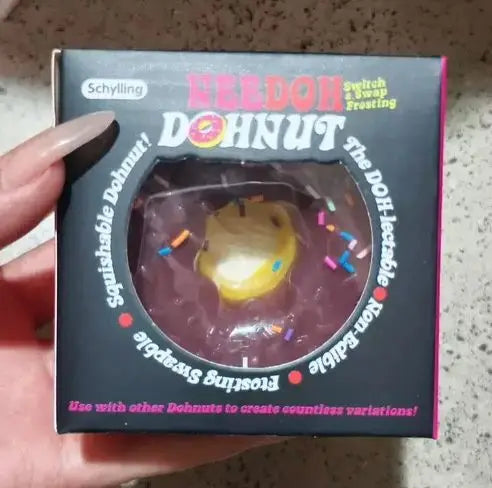 NeeDoh Jelly Donut Squeeze Toy In Multiple Colors!