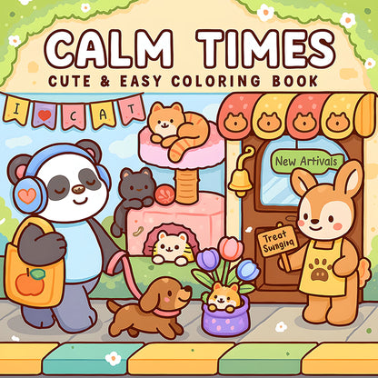 COZY HOME: Multiple Wonderful Kawaii Style Coloring Books Cute for Drawing!