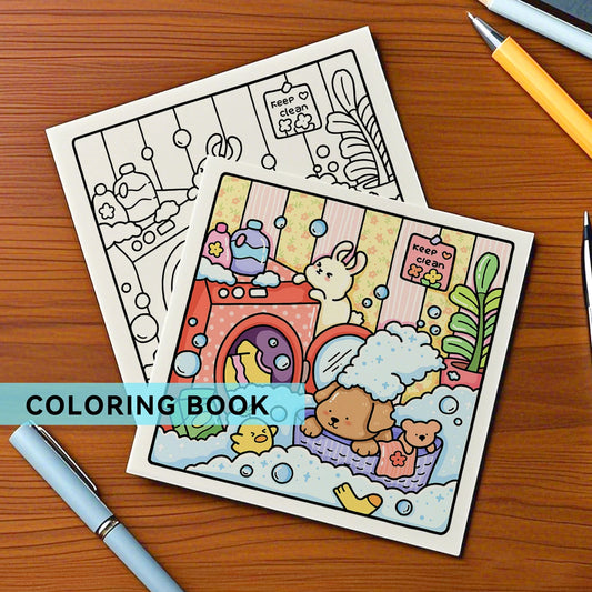 COZY CUTIES Cute & Comfy Coloring Book!