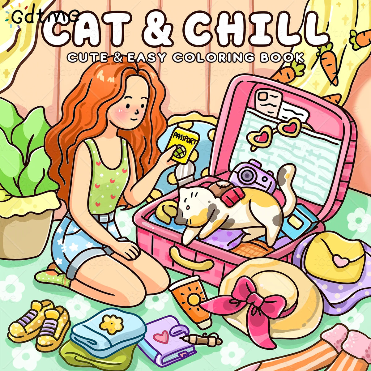COZY HOME: Multiple Wonderful Kawaii Style Coloring Books Cute for Drawing!