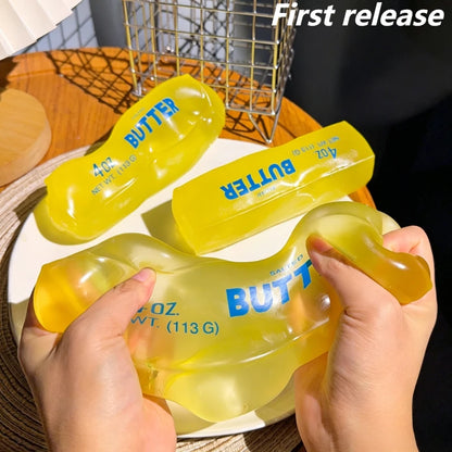 Squishy Slow Rising Butter Squeeze Toys in Multiple Colors!