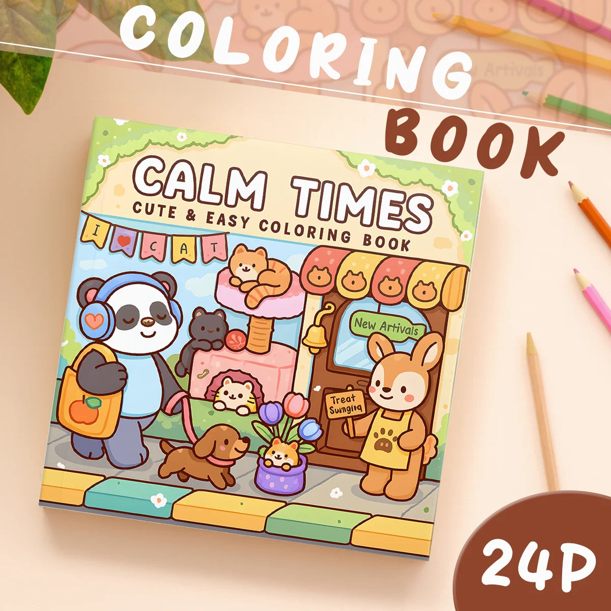 COZY HOME: Multiple Wonderful Kawaii Style Coloring Books Cute for Drawing!