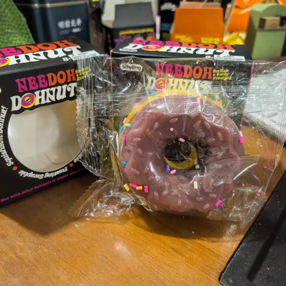 NeeDoh Jelly Donut Squeeze Toy In Multiple Colors!