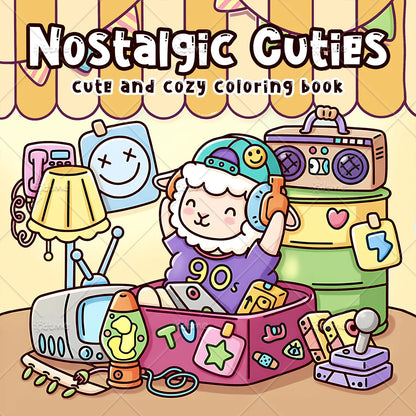 COZY HOME: Multiple Wonderful Kawaii Style Coloring Books Cute for Drawing!