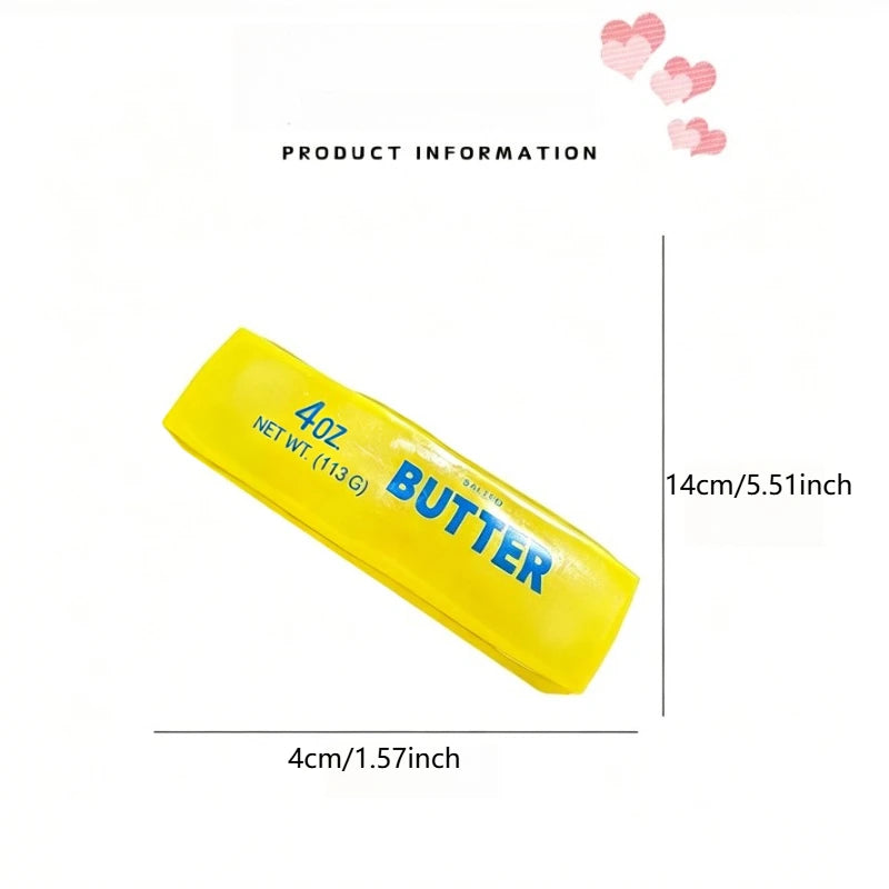 Squishy Slow Rising Butter Squeeze Toys in Multiple Colors!