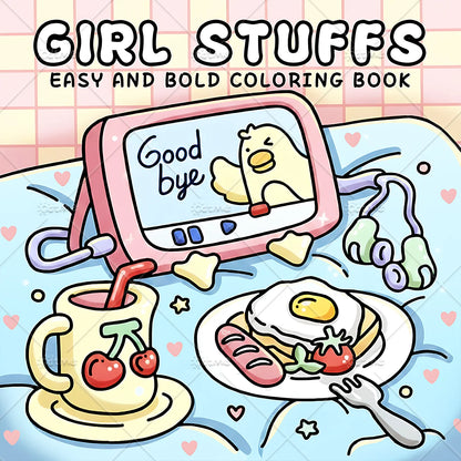 COZY HOME: Multiple Wonderful Kawaii Style Coloring Books Cute for Drawing!